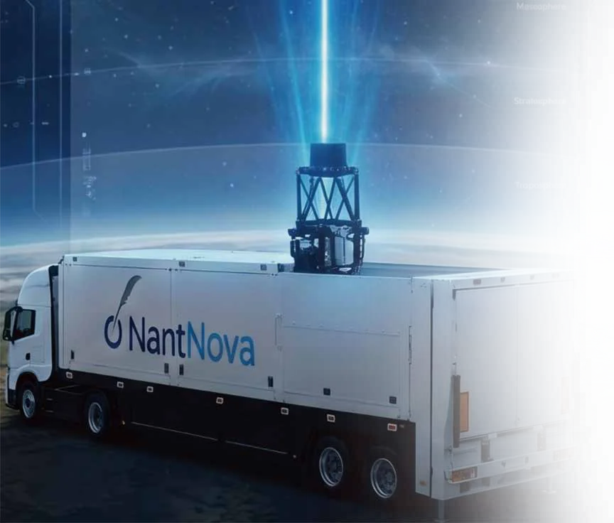NantNova mobile optical ground station truck