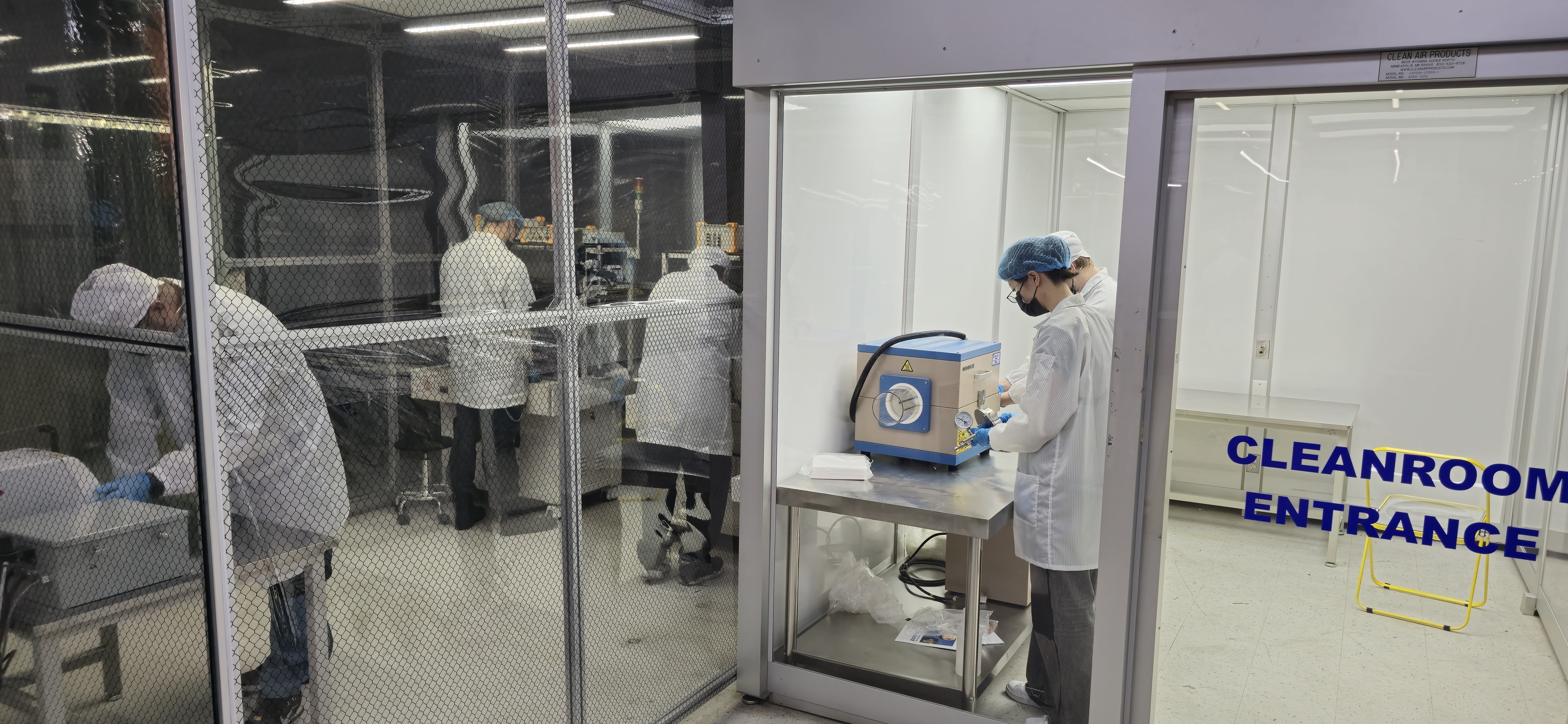 NantNova cleanroom entrance