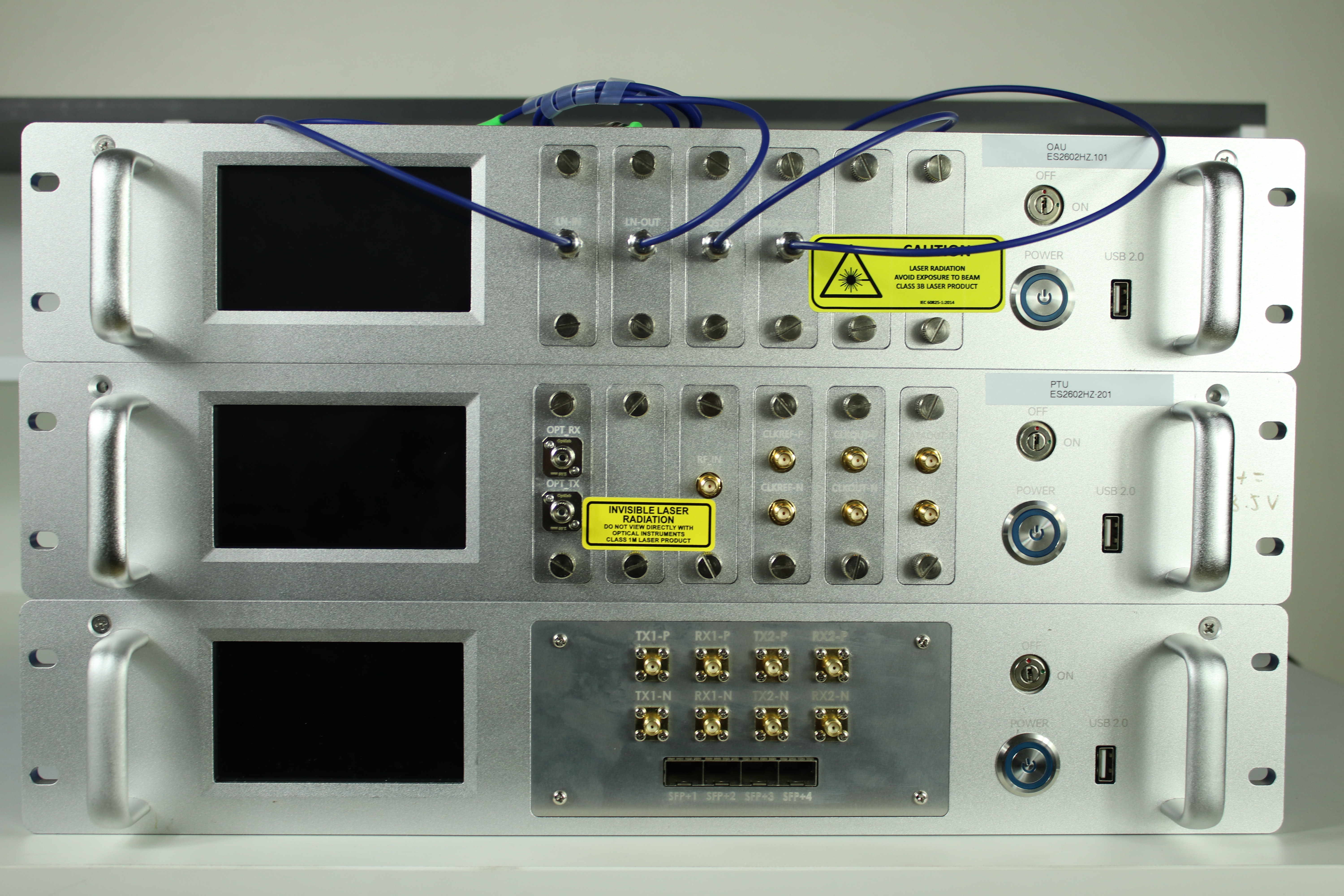 OAU, PTU, and DPU Full Rack Stack Assembly