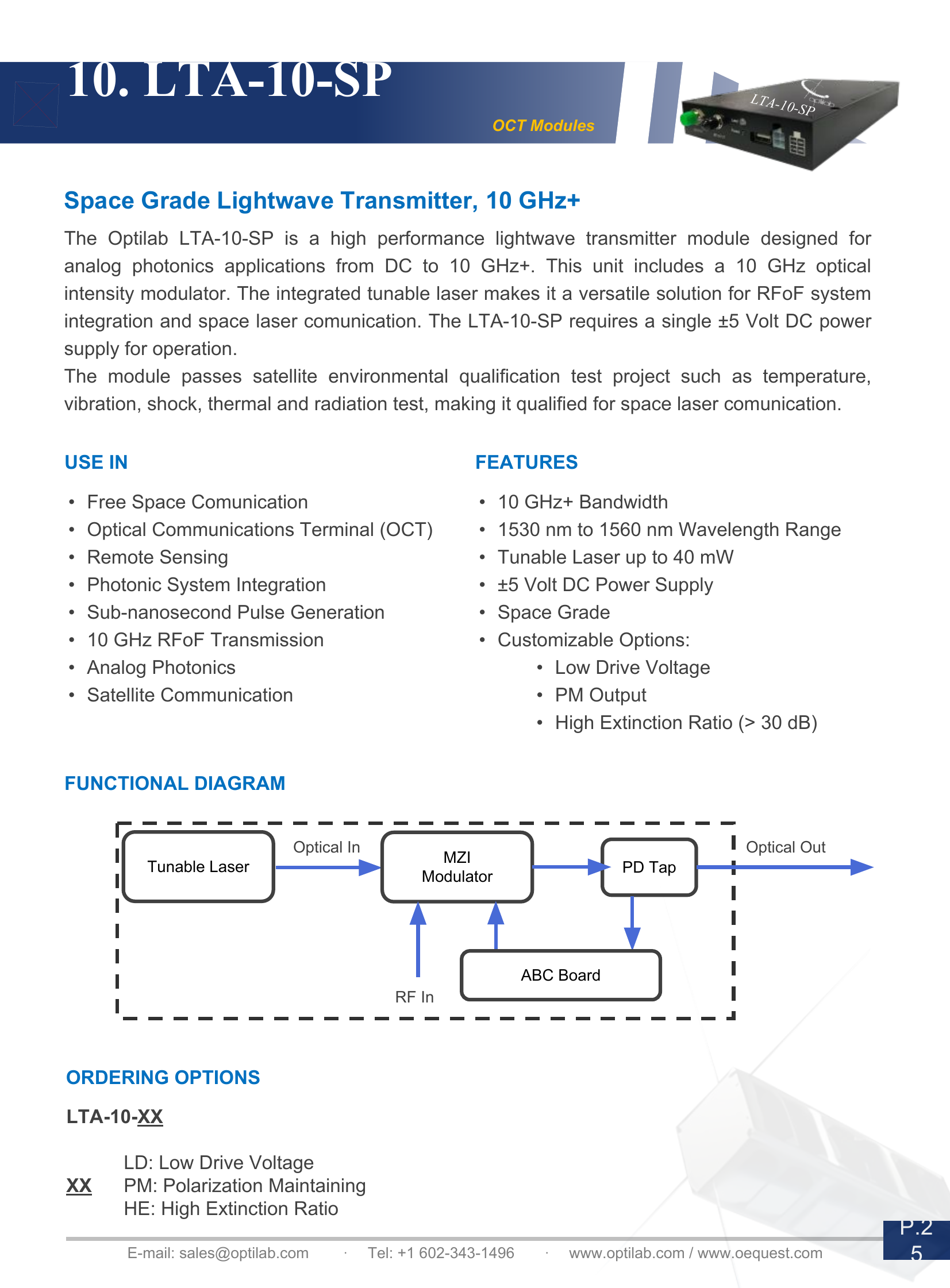 IFOG-850-SP Fiber Optic Gyroscope