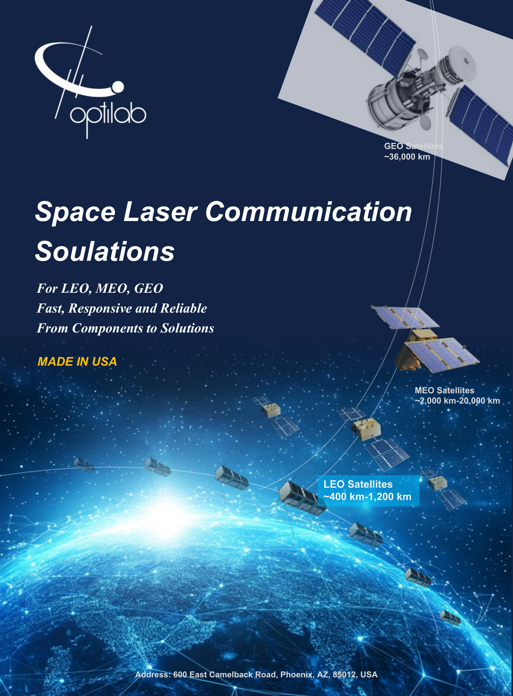 NantNova - Space Laser Communication Solutions for LEO, MEO, GEO
